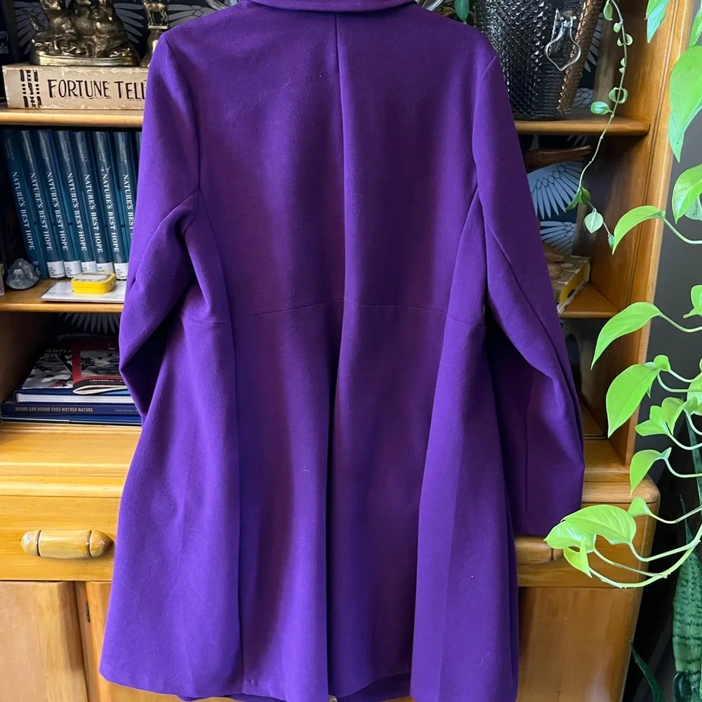 Torrid 2 Purple Coat ✨ Rich Color Perfect for Holidays & New Years Eve 16/18/20 - Picture 5 of 5